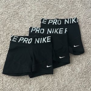 Black Nike Pro Shorts